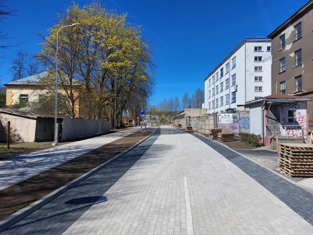 Mobilitātes punkts "Šmerlis (Alfa)" (Bērzpils iela) - Other commute - construction photos