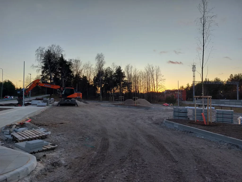 Mobilitātes punkts "Mangaļi" (Vitrupes iela) - Other commute - construction photos