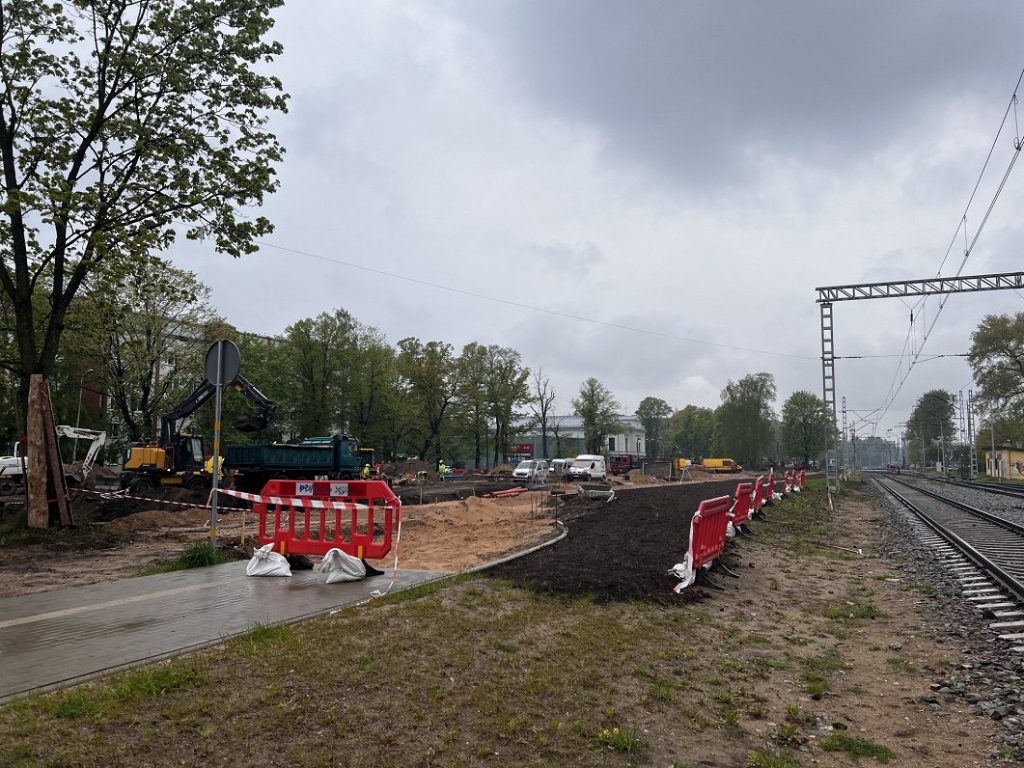 Mobilitātes punkts "Sarkandaugava" (Sliežu iela) - Other commute - construction photos