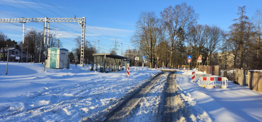 Mobilitātes punkts "Iļģuciems (Slokas iela)" (Slokas iela) - Kelias - statybų nuotraukos