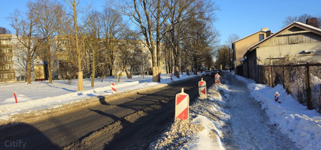 Mobilitātes punkts "Iļģuciems (Slokas iela)" (Slokas iela) - Kelias - statybų nuotraukos