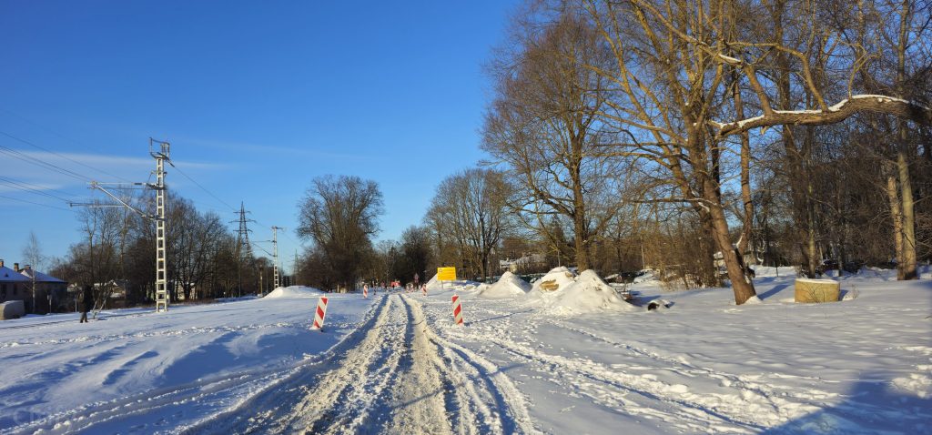 Mobilitātes punkts "Iļģuciems (Slokas iela)" (Slokas iela) - Kelias - statybų nuotraukos