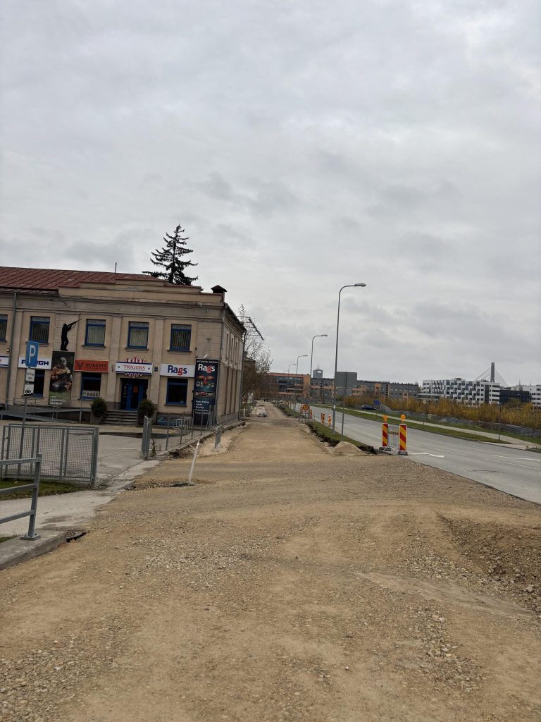 Velosipēdu ceļš Rīga - Babīte - Piņķi (Durbes iela, Jūrmalas gatve, Kurzemes prospekts, Bebru iela, Anniņmuižas bulvāris, Dammes iela, Slokas iela) - Jalgrattatee - ehituse fotod