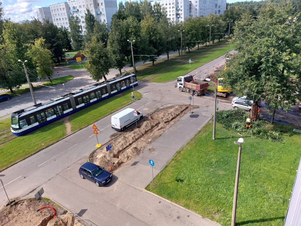 Velosipēdu ceļš Rīga - Babīte - Piņķi (Durbes iela, Jūrmalas gatve, Kurzemes prospekts, Bebru iela, Anniņmuižas bulvāris, Dammes iela, Slokas iela) - Jalgrattatee - ehituse fotod