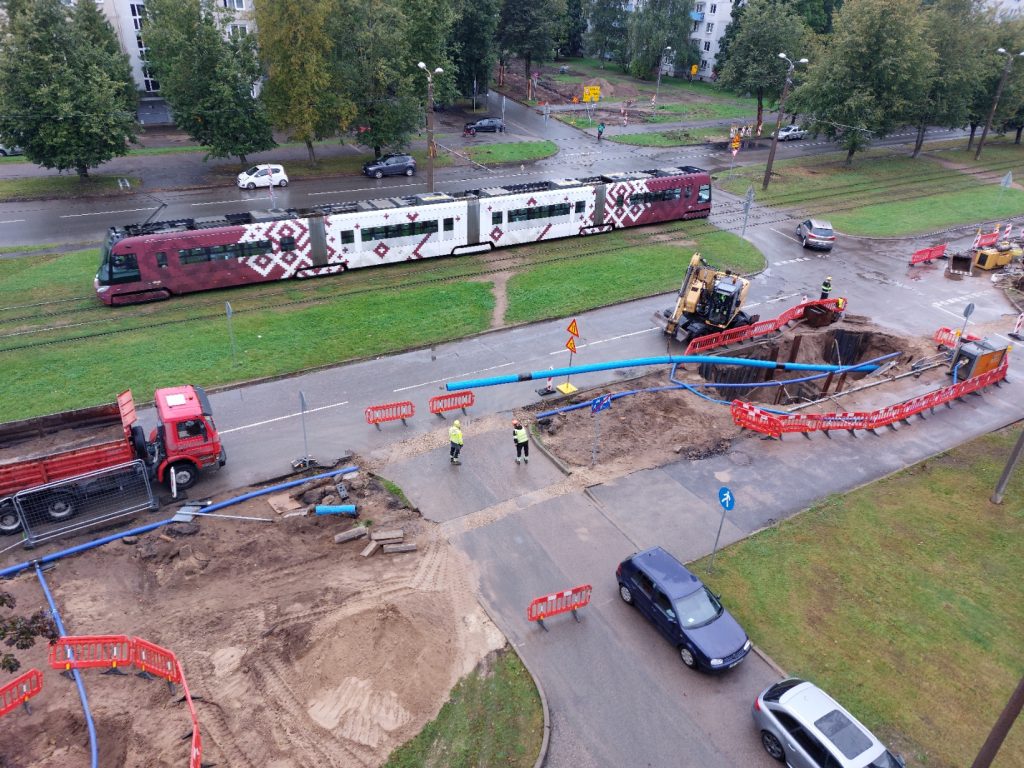 Velosipēdu ceļš Rīga - Babīte - Piņķi (Durbes iela, Jūrmalas gatve, Kurzemes prospekts, Bebru iela, Anniņmuižas bulvāris, Dammes iela, Slokas iela) - Jalgrattatee - ehituse fotod
