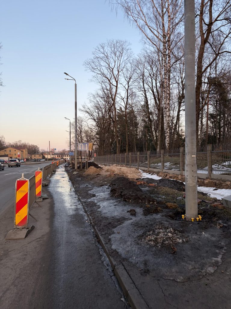 Velosipēdu ceļš Rīga - Babīte - Piņķi (Durbes iela, Jūrmalas gatve, Kurzemes prospekts, Bebru iela, Anniņmuižas bulvāris, Dammes iela, Slokas iela) - Bike path - construction photos