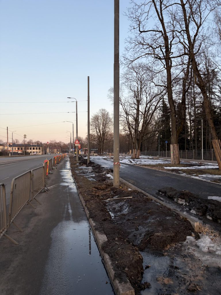 Velosipēdu ceļš Rīga - Babīte - Piņķi (Durbes iela, Jūrmalas gatve, Kurzemes prospekts, Bebru iela, Anniņmuižas bulvāris, Dammes iela, Slokas iela) - Bike path - construction photos