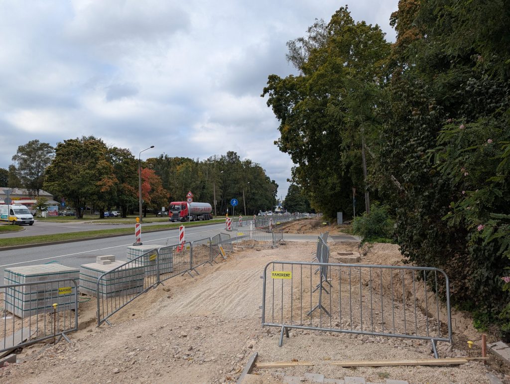 Velosipēdu ceļš Rīga - Ķekava (Mūkusalas iela, Ziepniekkalna iela) - Bike path - construction photos