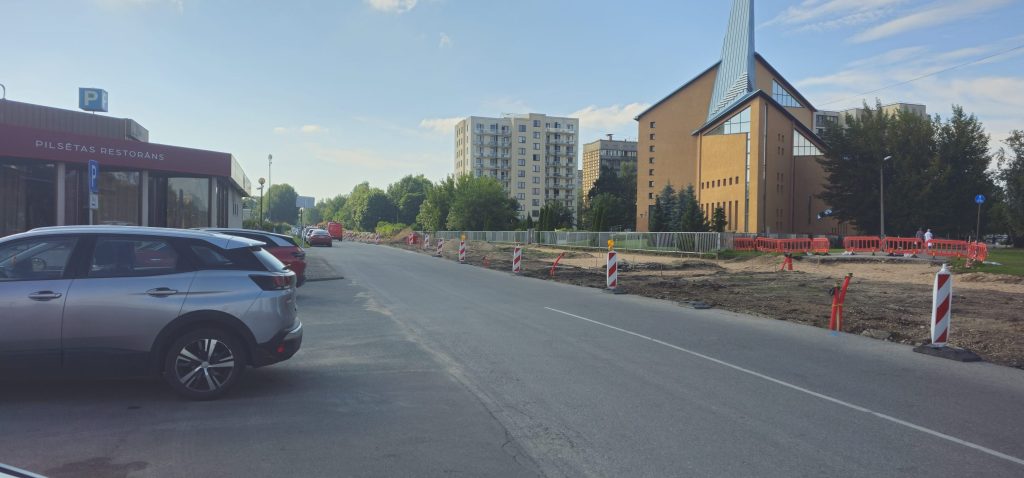 Velosipēdu ceļš Rīga - Ulbroka (Augusta Deglava iela) - Jalgrattatee - ehituse fotod