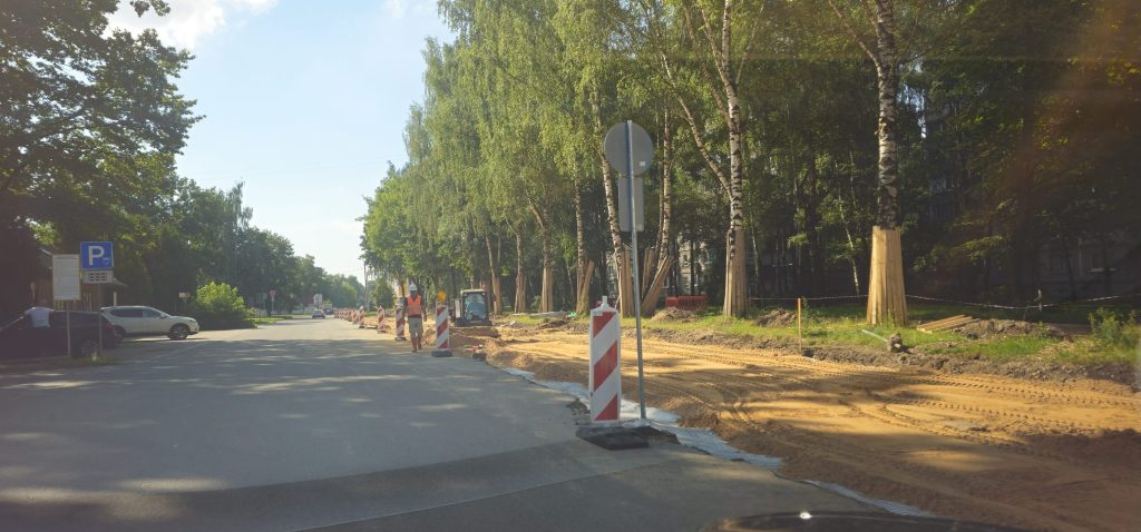 Velosipēdu ceļš Rīga - Ulbroka (Augusta Deglava iela) - Jalgrattatee - ehituse fotod