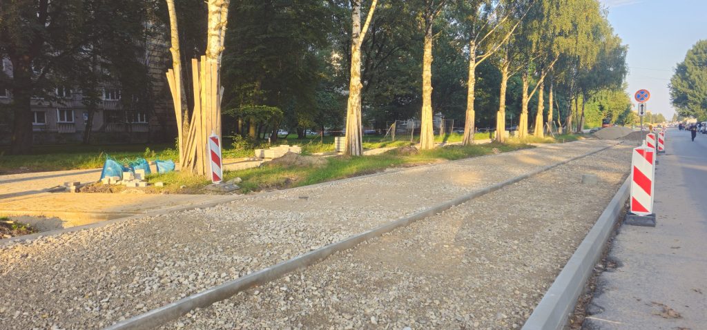 Velosipēdu ceļš Rīga - Ulbroka (Augusta Deglava iela) - Jalgrattatee - ehituse fotod