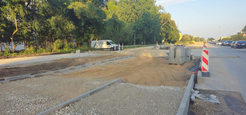 Velosipēdu ceļš Rīga - Ulbroka (Augusta Deglava iela) - Jalgrattatee - ehituse fotod