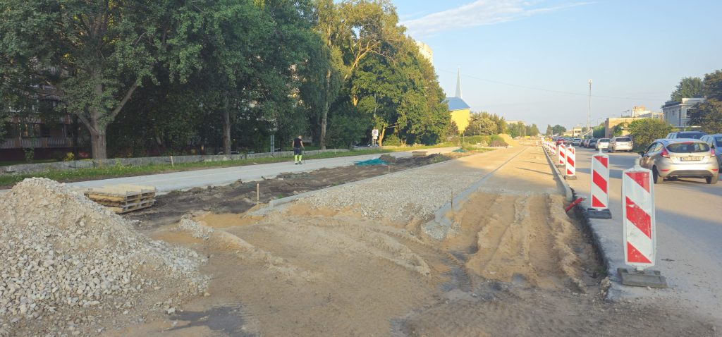 Velosipēdu ceļš Rīga - Ulbroka (Augusta Deglava iela) - Jalgrattatee - ehituse fotod