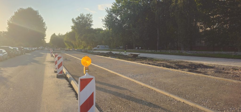 Velosipēdu ceļš Rīga - Ulbroka (Augusta Deglava iela) - Jalgrattatee - ehituse fotod