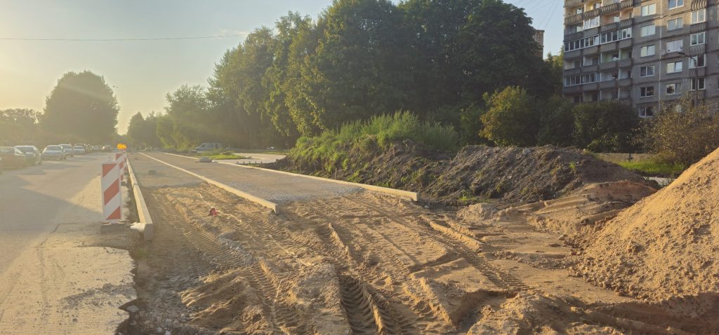 Velosipēdu ceļš Rīga - Ulbroka (Augusta Deglava iela) - Jalgrattatee - ehituse fotod