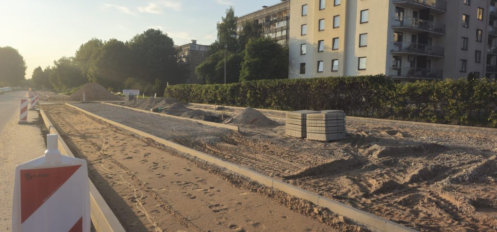 Velosipēdu ceļš Rīga - Ulbroka (Augusta Deglava iela) - Jalgrattatee - ehituse fotod