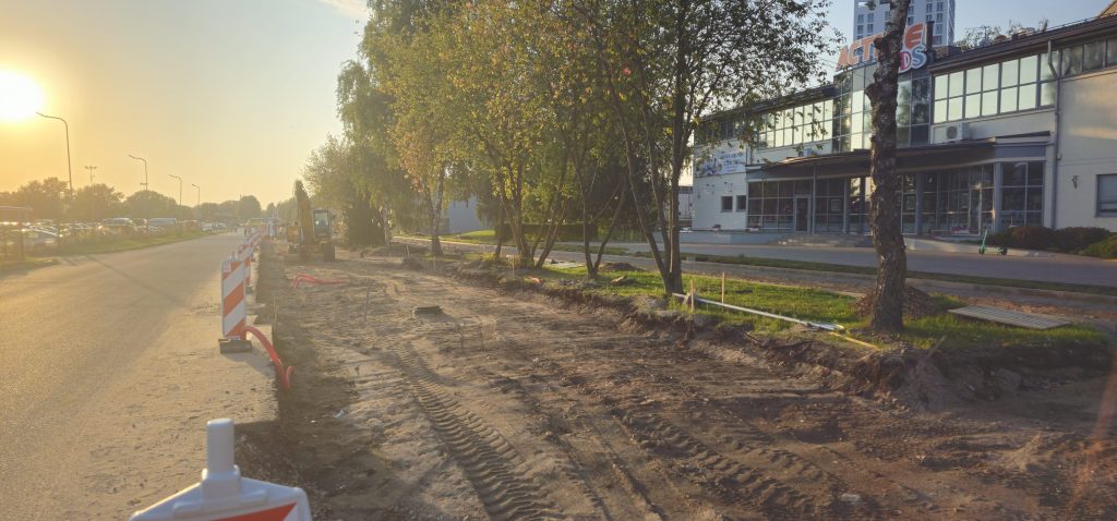 Velosipēdu ceļš Rīga - Ulbroka (Augusta Deglava iela) - Jalgrattatee - ehituse fotod