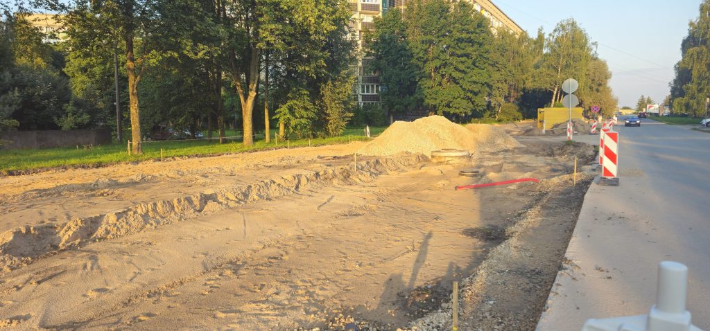 Velosipēdu ceļš Rīga - Ulbroka (Augusta Deglava iela) - Jalgrattatee - ehituse fotod