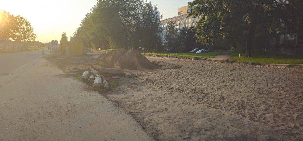 Velosipēdu ceļš Rīga - Ulbroka (Augusta Deglava iela) - Jalgrattatee - ehituse fotod