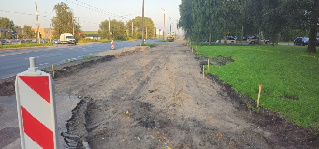 Velosipēdu ceļš Rīga - Ulbroka (Augusta Deglava iela) - Jalgrattatee - ehituse fotod