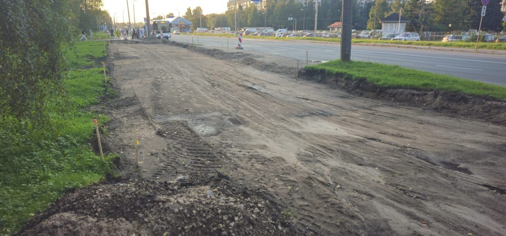 Velosipēdu ceļš Rīga - Ulbroka (Augusta Deglava iela) - Jalgrattatee - ehituse fotod