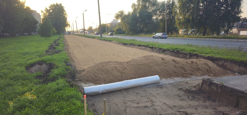 Velosipēdu ceļš Rīga - Ulbroka (Augusta Deglava iela) - Jalgrattatee - ehituse fotod