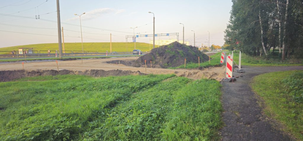 Velosipēdu ceļš Rīga - Ulbroka (Augusta Deglava iela) - Jalgrattatee - ehituse fotod