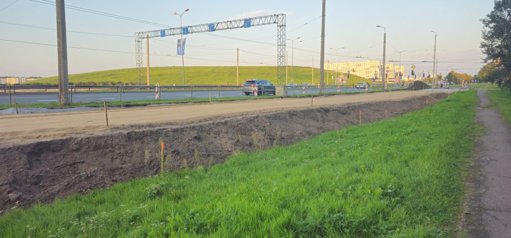 Velosipēdu ceļš Rīga - Ulbroka (Augusta Deglava iela) - Jalgrattatee - ehituse fotod