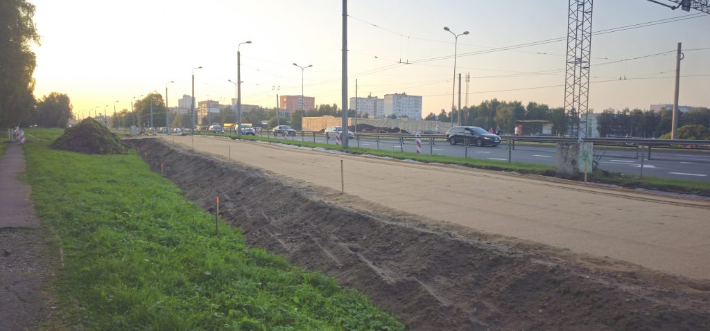 Velosipēdu ceļš Rīga - Ulbroka (Augusta Deglava iela) - Jalgrattatee - ehituse fotod