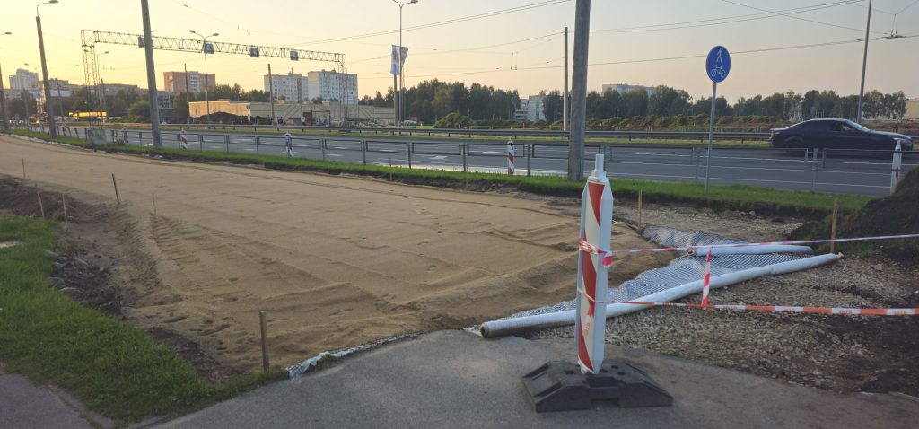 Velosipēdu ceļš Rīga - Ulbroka (Augusta Deglava iela) - Jalgrattatee - ehituse fotod