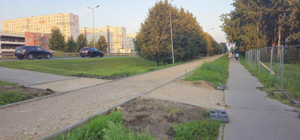 Velosipēdu ceļš Rīga - Ulbroka (Augusta Deglava iela) - Jalgrattatee - ehituse fotod