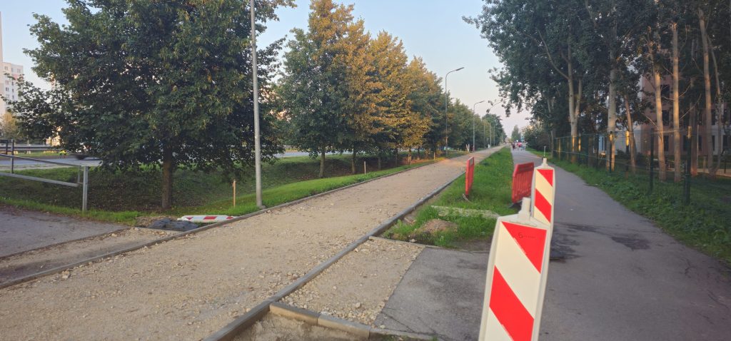 Velosipēdu ceļš Rīga - Ulbroka (Augusta Deglava iela) - Jalgrattatee - ehituse fotod
