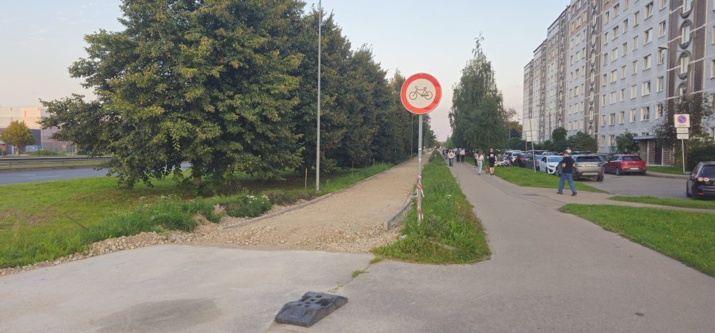 Velosipēdu ceļš Rīga - Ulbroka (Augusta Deglava iela) - Jalgrattatee - ehituse fotod