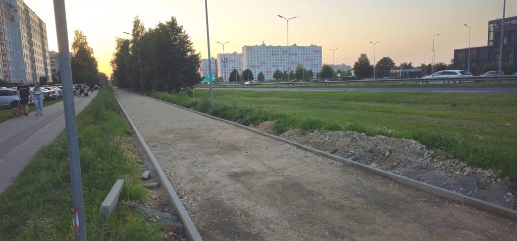 Velosipēdu ceļš Rīga - Ulbroka (Augusta Deglava iela) - Jalgrattatee - ehituse fotod