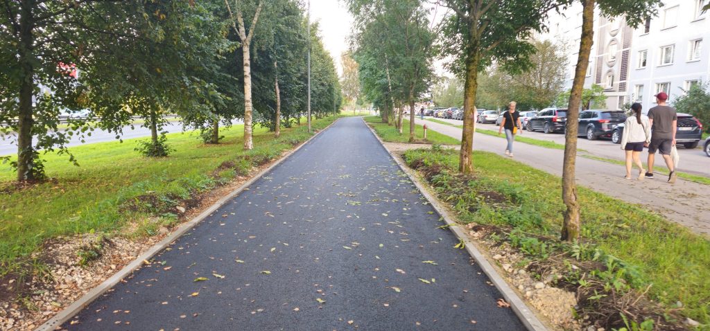 Velosipēdu ceļš Rīga - Ulbroka (Augusta Deglava iela) - Jalgrattatee - ehituse fotod