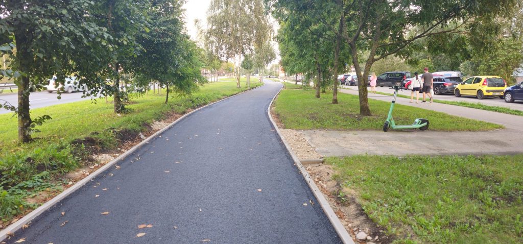 Velosipēdu ceļš Rīga - Ulbroka (Augusta Deglava iela) - Jalgrattatee - ehituse fotod