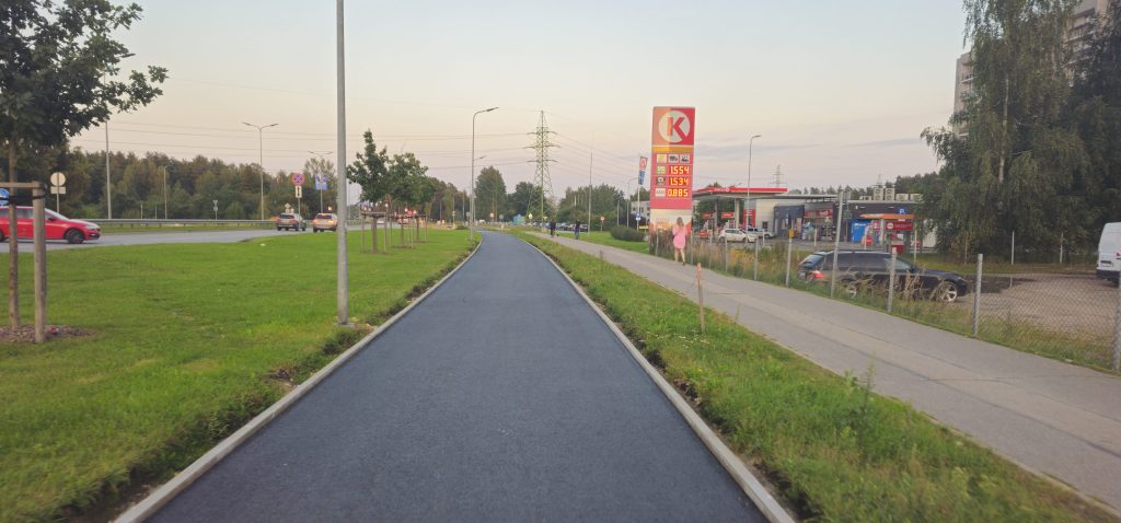 Velosipēdu ceļš Rīga - Ulbroka (Augusta Deglava iela) - Jalgrattatee - ehituse fotod
