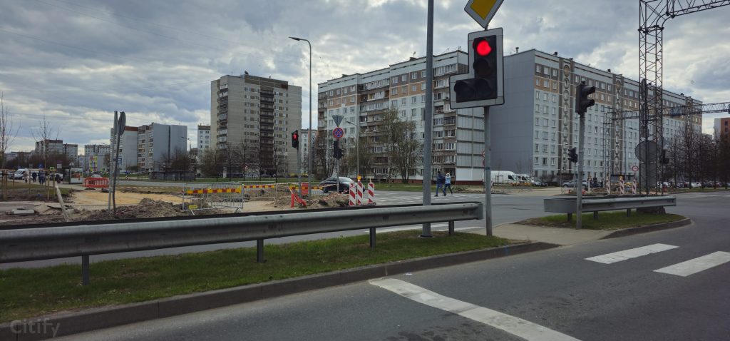 Velosipēdu ceļš Rīga - Ulbroka (Augusta Deglava iela) - Velosipēdu ceļš - būvdarbu attēli