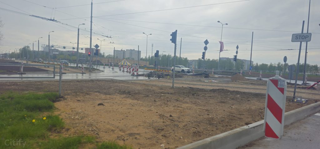 Velosipēdu ceļš Rīga - Ulbroka (Augusta Deglava iela) - Dviračių takas - statybų nuotraukos