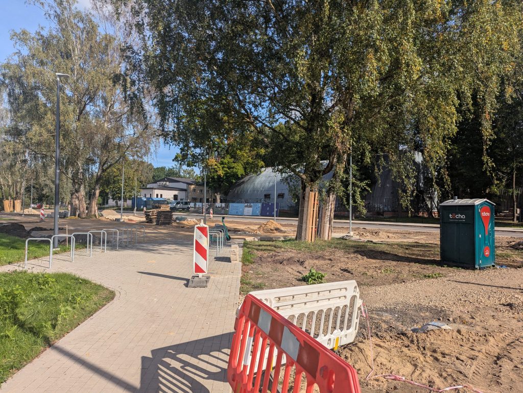 Mobilitātes punkts “Biznesa augstskola “Turība”” (Dzelzceļa iela, Dīķa iela) - Other commute - construction photos