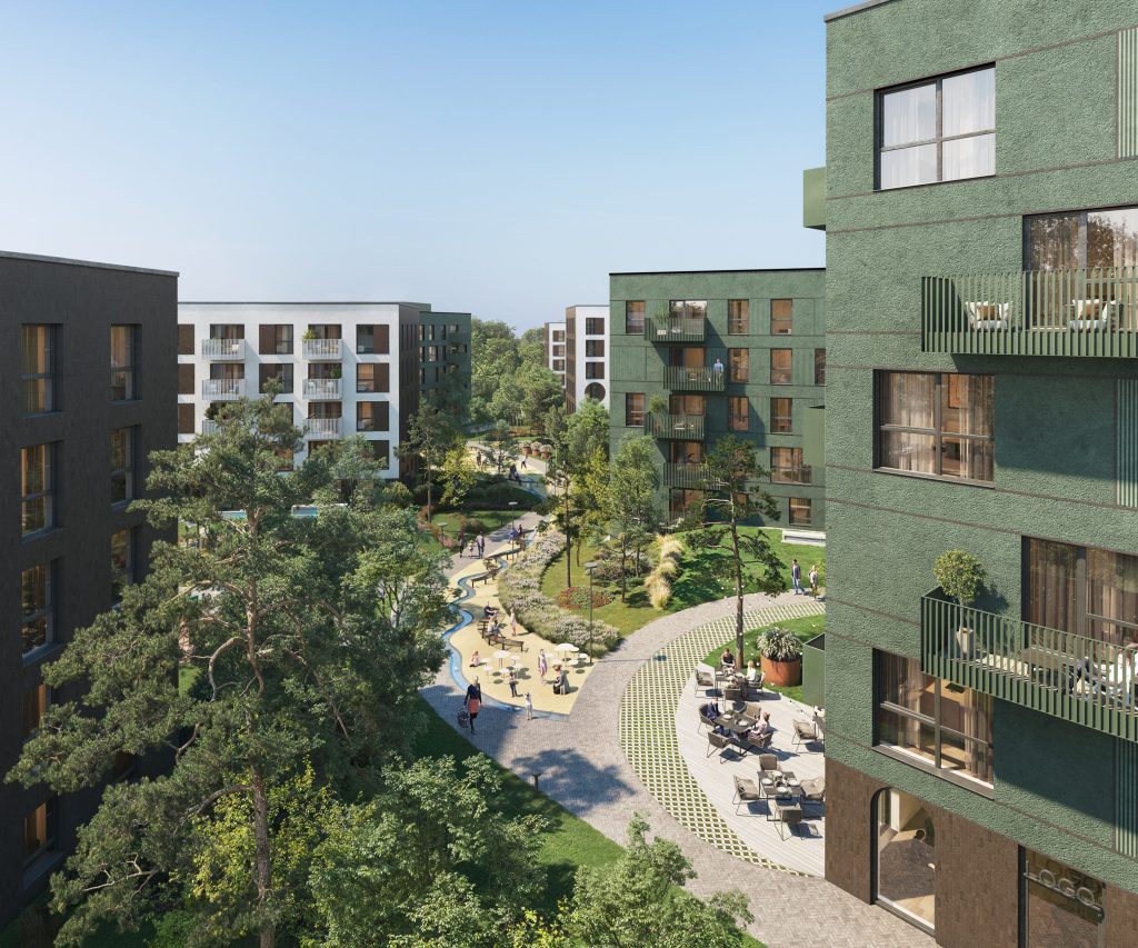 Green Wave (Justiniškių g. 104, Pumpėnų g. 2, 6, Grigalaukio g. 48) - Multi apartment - visualization