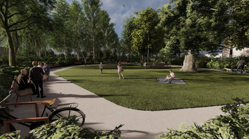 Klevų gatvės želdynas (Klevų g. 6H) - Square - visualization