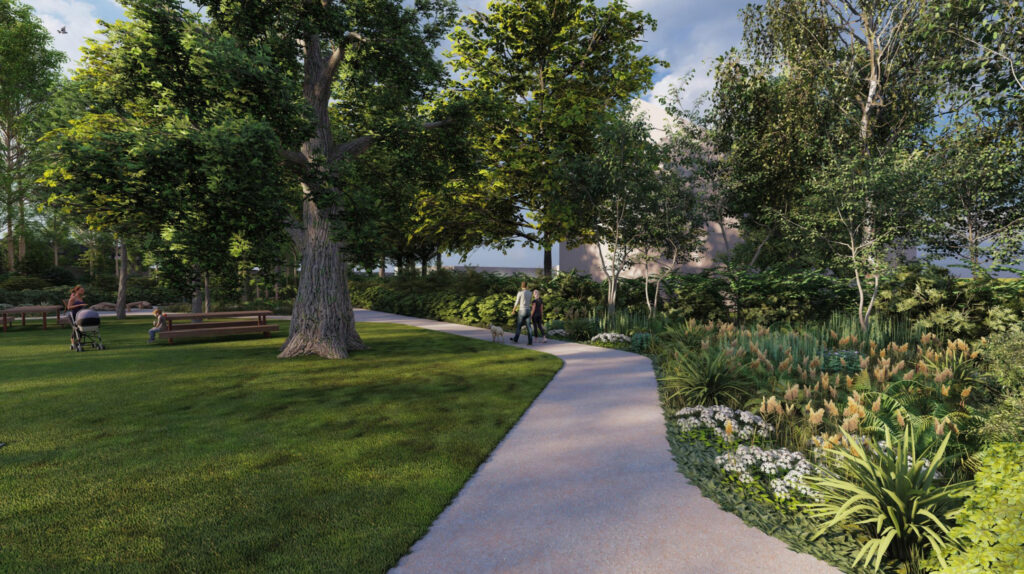 Klevų gatvės želdynas (Klevų g. 6H) - Square - visualization