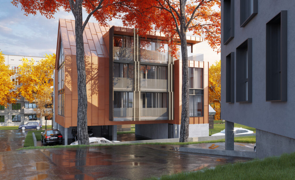 Kranto 7-oji g. 18 (Kranto 7-oji g. 18) - Daugiabutis - vizualizacija