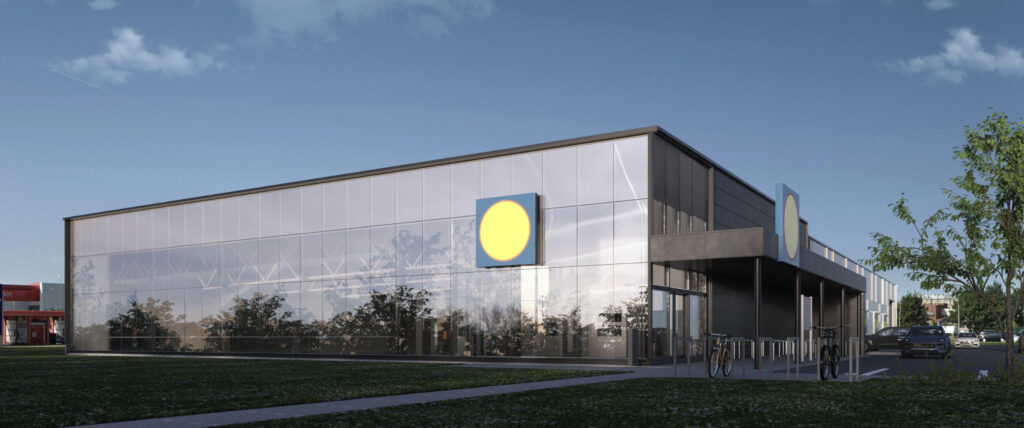 Lidl Krasta iela 40 (Krasta iela 40) - Maisto parduotuvė - vizualizacija