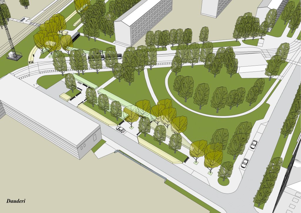 Mobilitātes punkts "Dauderi" (Zāģeru iela) - Other commute - visualization