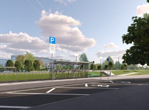 Mobilitātes punkts “Biznesa augstskola “Turība”” (Dzelzceļa iela, Dīķa iela) - Other commute