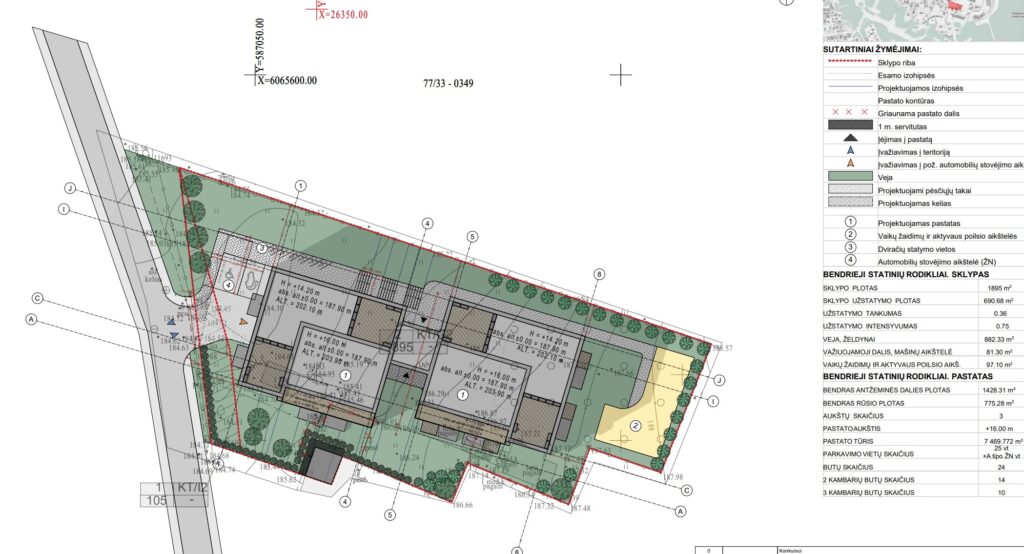 Pylimėlių g. 42 (Pylimėlių g. 42) - Multi apartment - visualization