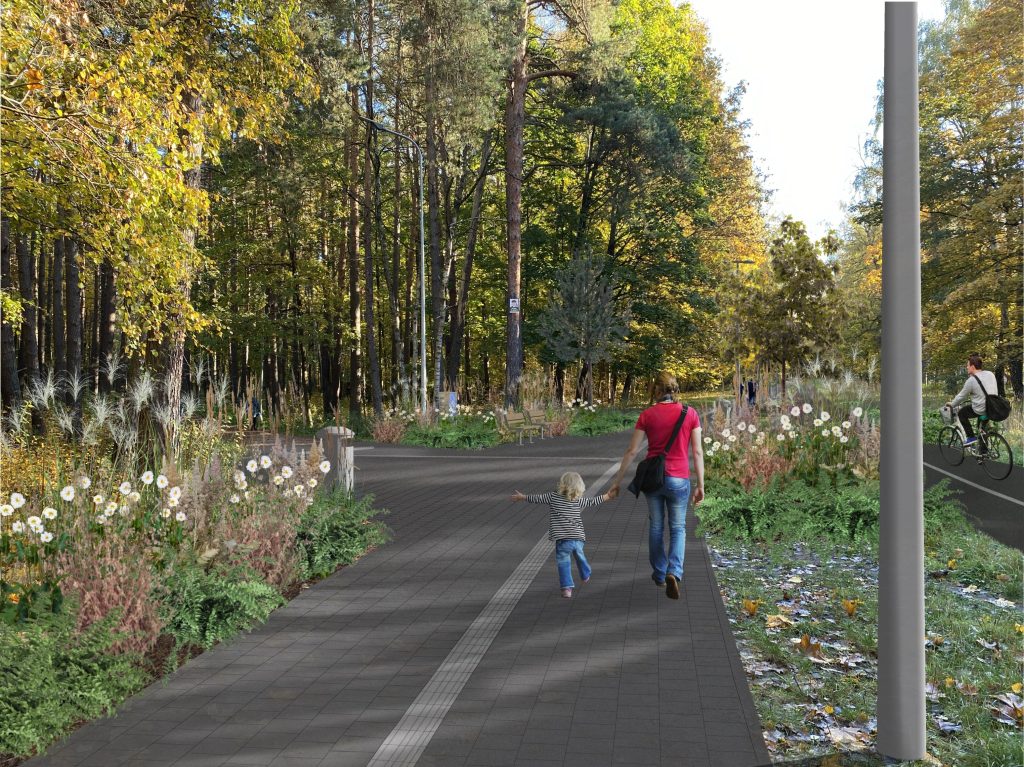 Velosipēdu ceļš Rīga - Babīte - Piņķi (Durbes iela, Jūrmalas gatve, Kurzemes prospekts, Bebru iela, Anniņmuižas bulvāris, Dammes iela, Slokas iela) - Jalgrattatee - visuaalne