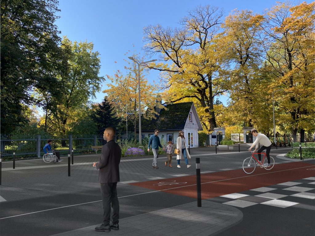 Velosipēdu ceļš Rīga - Babīte - Piņķi (Durbes iela, Jūrmalas gatve, Kurzemes prospekts, Bebru iela, Anniņmuižas bulvāris, Dammes iela, Slokas iela) - Jalgrattatee - visuaalne